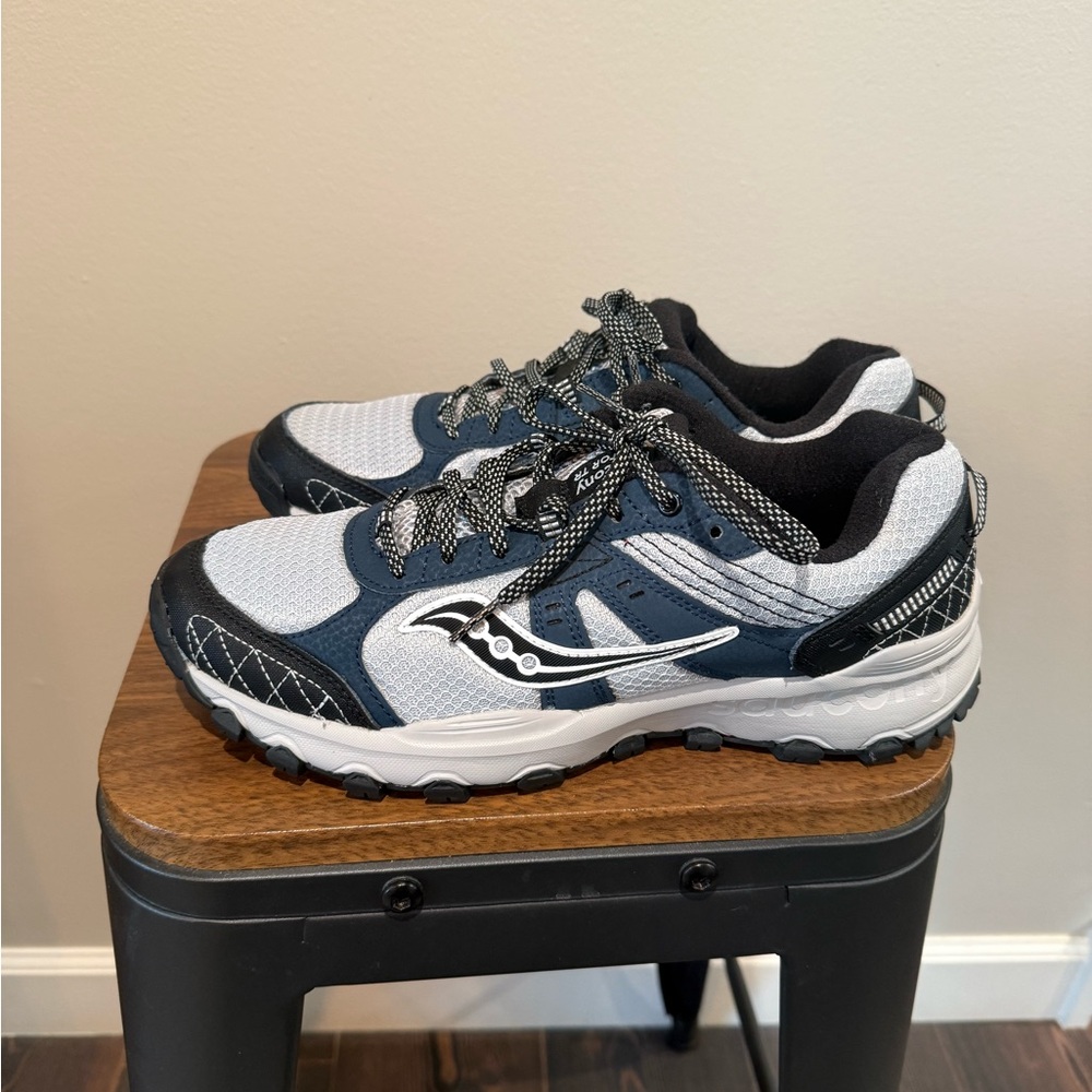 Saucony Grid Raptor TR 2 running shoes Men’s 8.5 Blue Gray Athletic Gym Workout